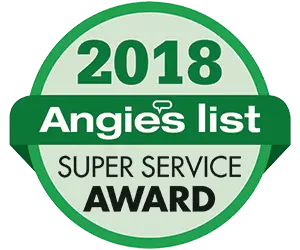 2018 Angie’s List Super Service Award badge