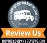 Moving Company Reviews logo encouraging customer feedback