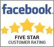 Top-rated company with 5 stars on Facebook