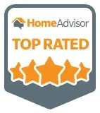 HomeAdvisor Top Rated badge