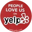 People Love Us on Yelp badge