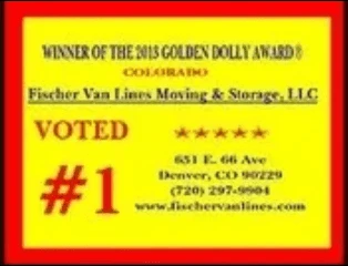 2013 Golden Dolly Award Colorado winner, Fischer Van Lines voted #1